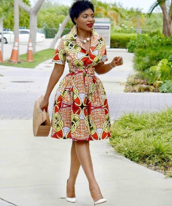 Robe en pagne